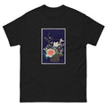 Black T-shirt Bamboo Flower Basket - Ohara Koson 1932 Essential