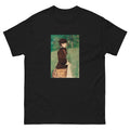 Black T-shirt Young Woman In A Garden Jeune Femme Dans Un Jardin Painting In High Resolution Essential