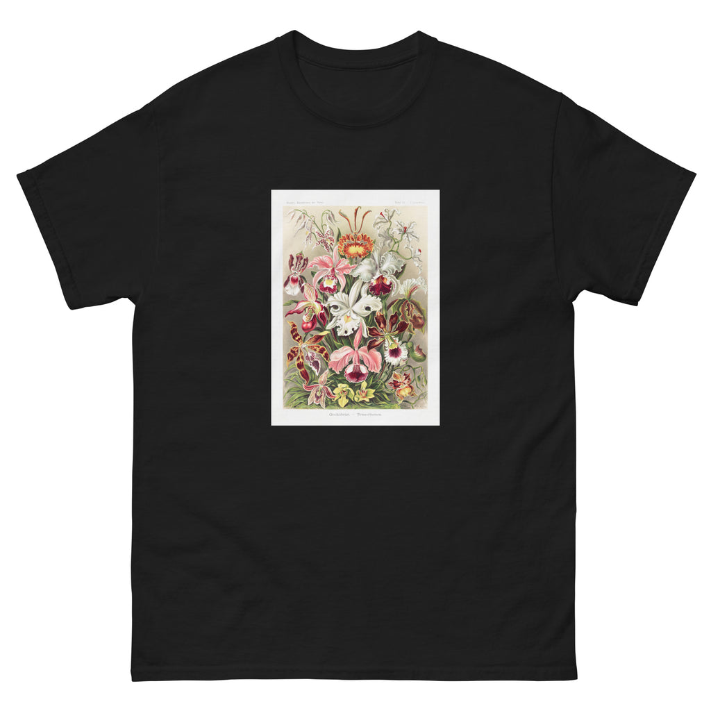 Black T-shirt Orchideae Denusblumen A Giltsch Gem Essential