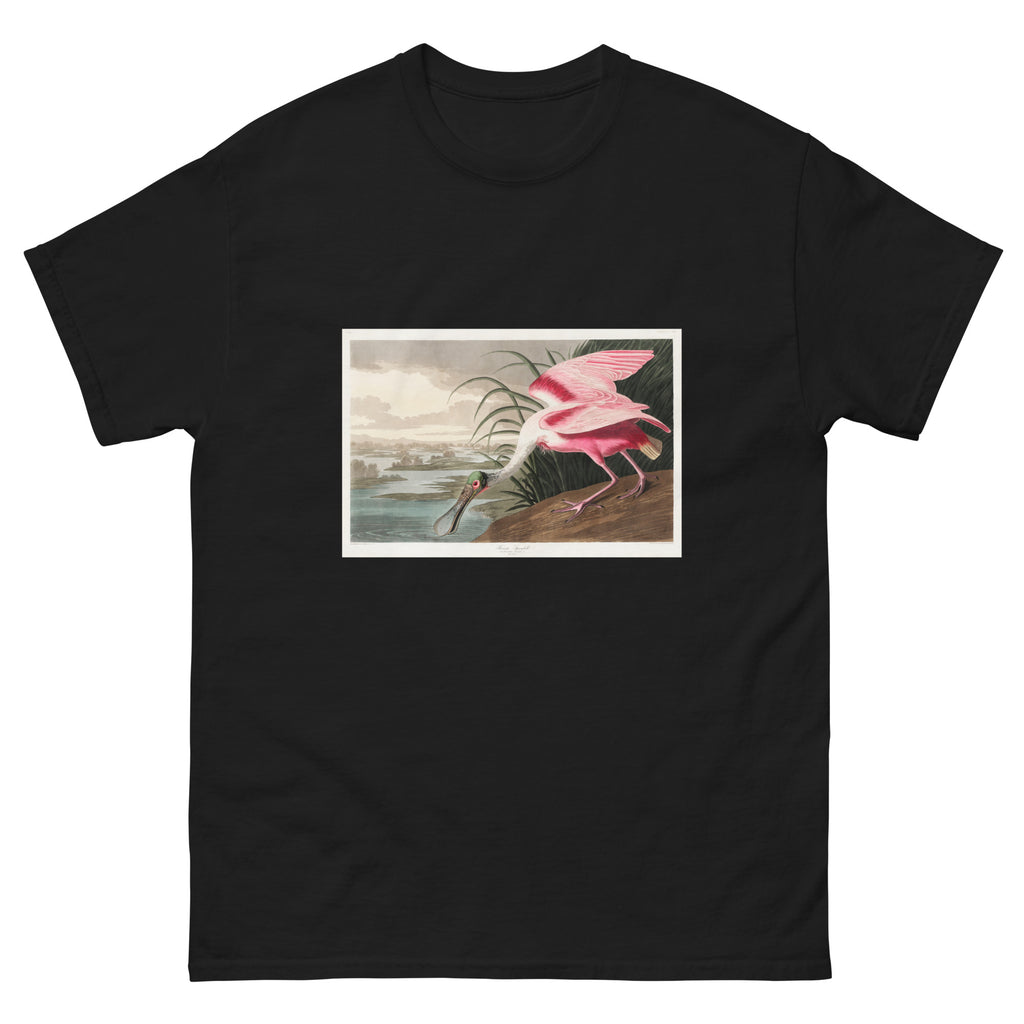 Black T-shirt Roseate Spoonbill Essential