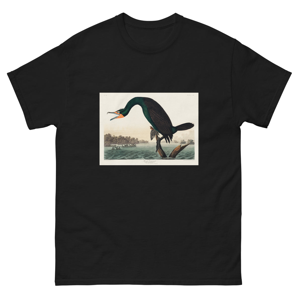 Black T-shirt Florida Cormorant Essential