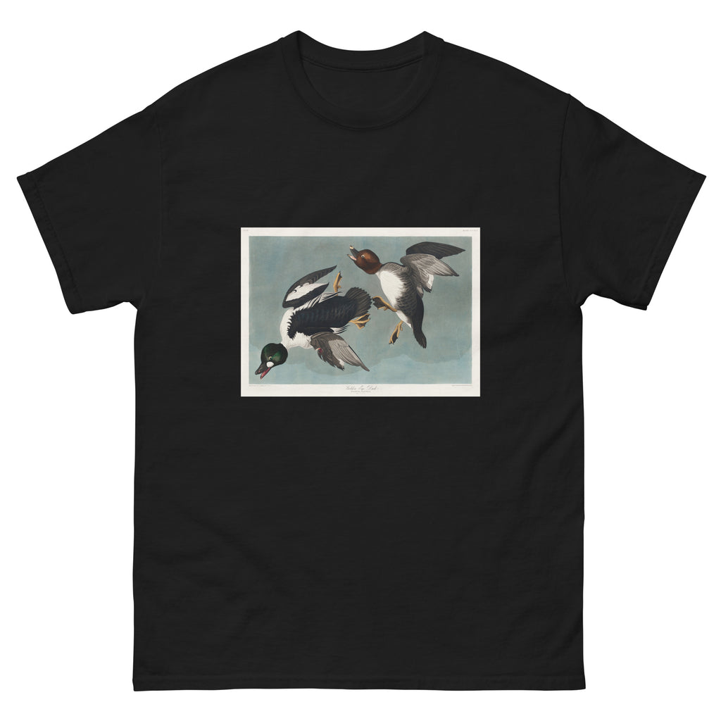 Black T-shirt Golden-Eye Duck Essential