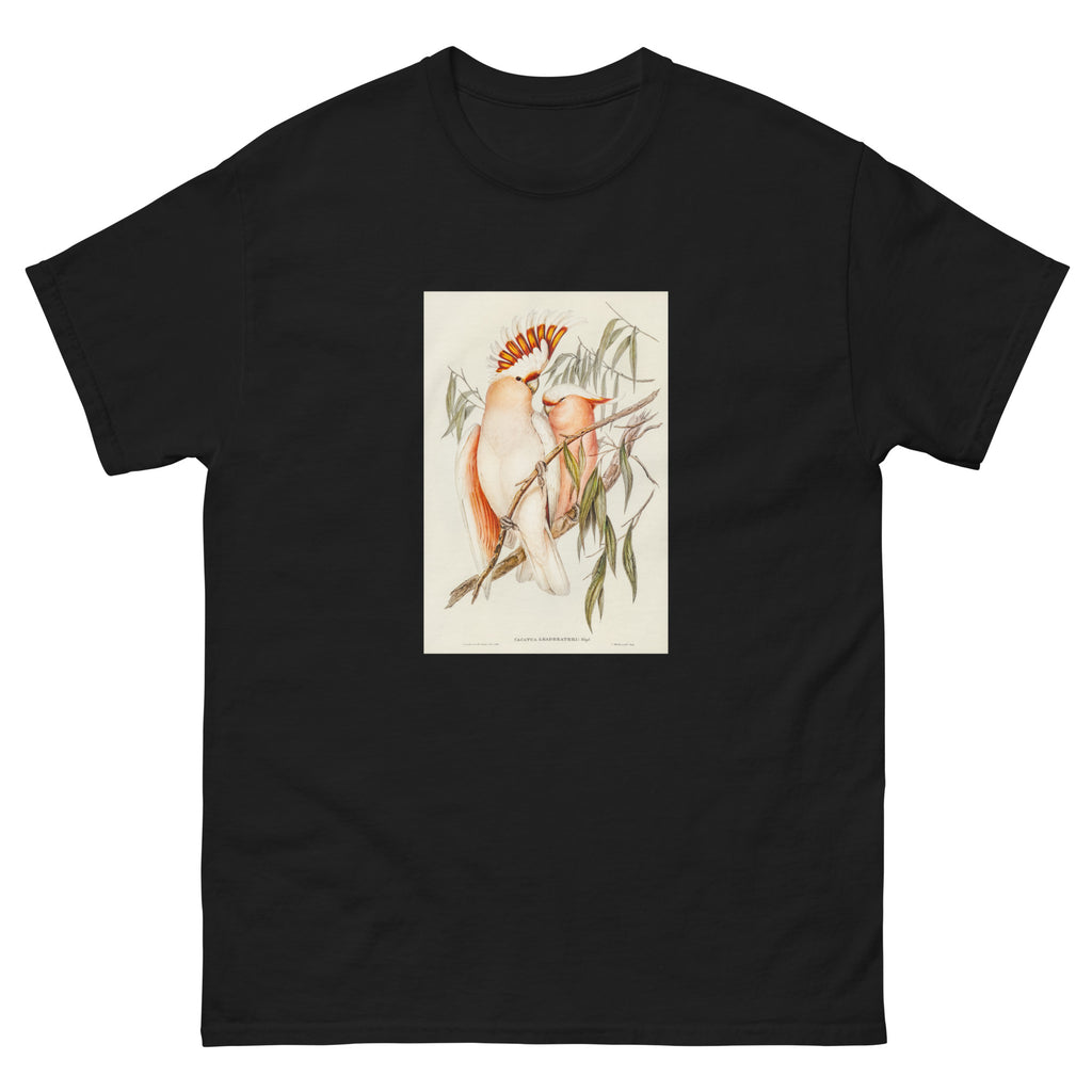 Black T-shirt Leadbeater S Cockatoo Cacatua Leadbeaterii Illustrated - Elizabeth Gould 1804 Essential