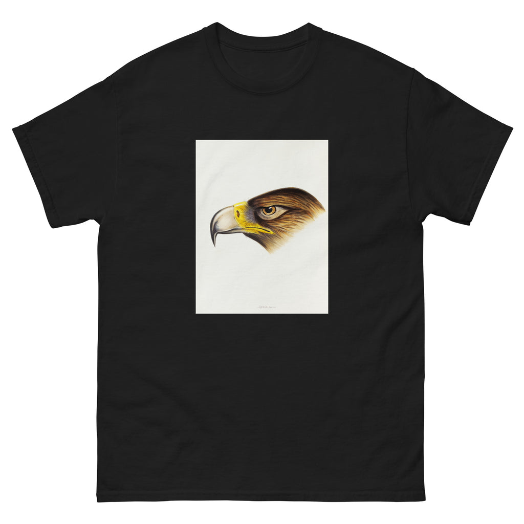 Black T-shirt Wedge-Tailed Eagle Aquila Fucosa Illustrated Essential