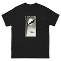 Black T-shirt Bats Under The Full Moon - Ohara Koson 1900 Essential