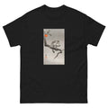 Black T-shirt Monkey In Cockatoo - Ohara Koson 1900 Essential