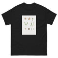 Black T-shirt Plants Part - Pierre-Joseph Redoute 1759 Essential