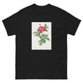 Black T-shirt Rosa Gallica Pontiana Also Known As Bridge Rose Essential