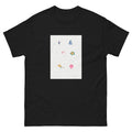 Black T-shirt Flower Set Redoute 1759 II Essential