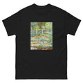 Black T-shirt Bridge Over A Pond Of Water Lilies Essential