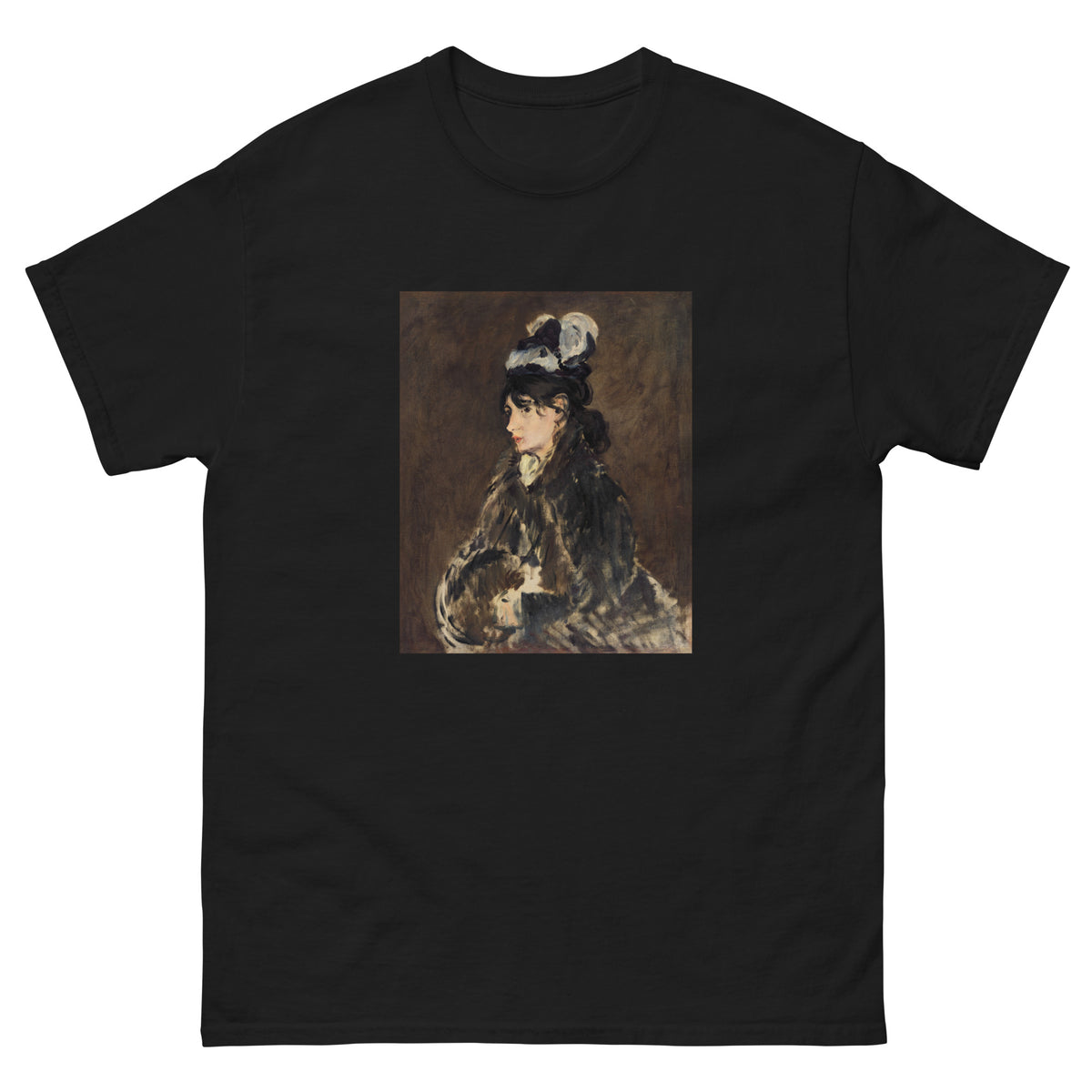 Black T-shirt Berthe Morisot C 1869 Painting In High Resolution Essential