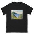 Black T-shirt The Seine At Argenteuil Painting In High Resolution Essential