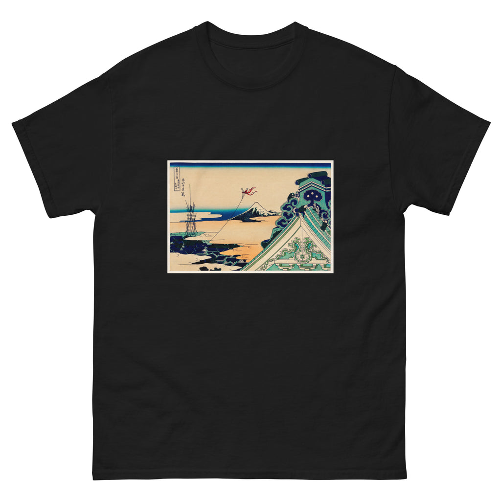 Black T-shirt Toto Asakusa Honganji - Katsushika Hokusai 1760 Essential