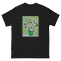 Black T-shirt Roses Van Gogh Met Essential