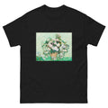 Black T-shirt Roses Van Gogh Nga Essential