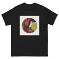 Black T-shirt Stained Glass Fouquet Mucha IV Essential