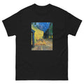Black T-shirt Vincent Van Gogh S Cafe Terrace At Night Famous Painting Essential