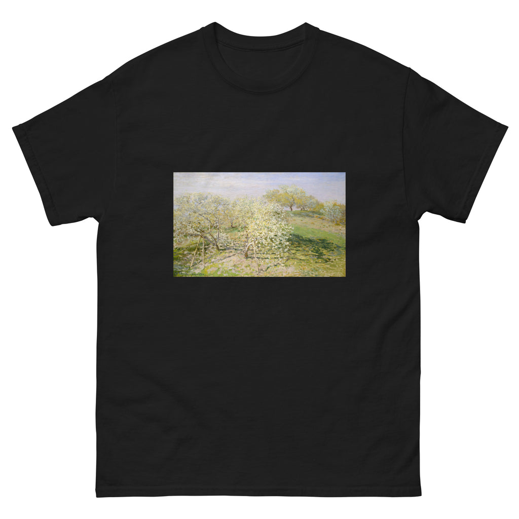 Black T-shirt Spring Fruit Trees In Bloom Essential