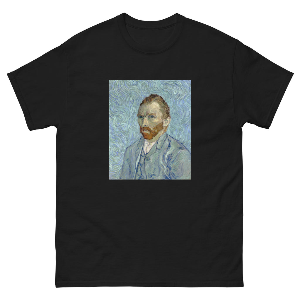 Black T-shirt Vincent Van Gogh S Self-Portrait Famous Painting Essential