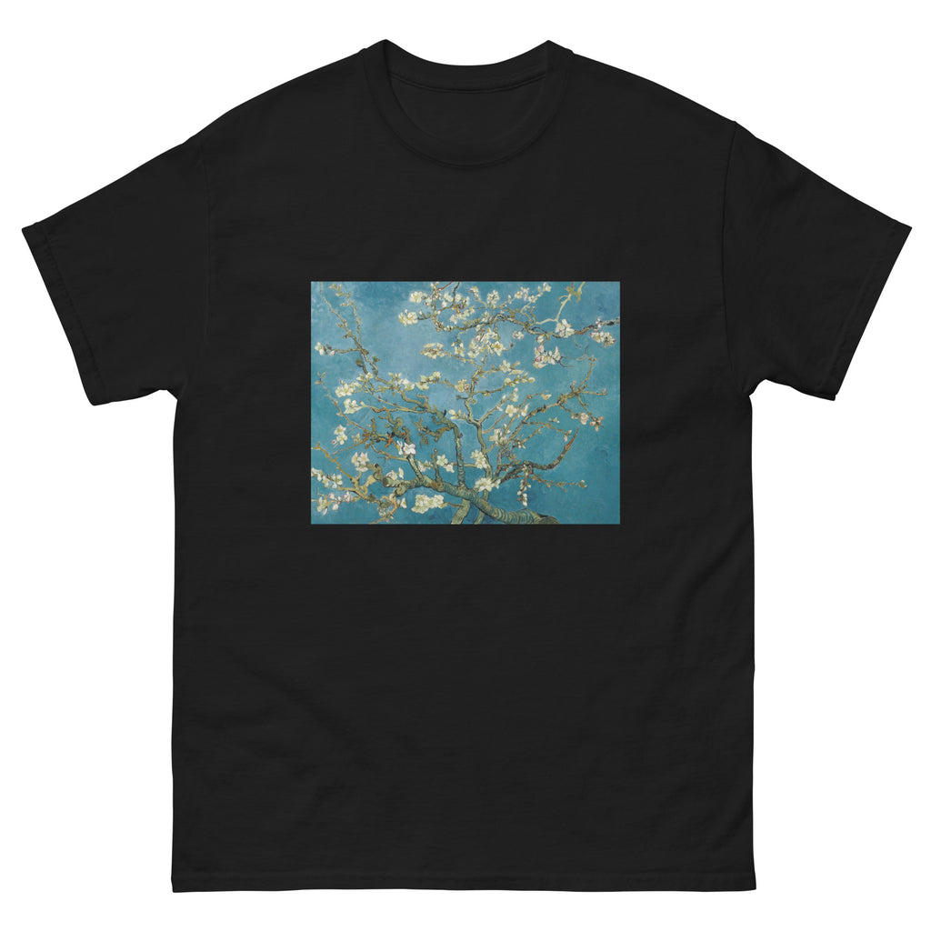 Black T-shirt Vincent Van Gogh S Almond Blossom Famous Painting Essential