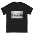 Black T-shirt Claude Monet S The Magpie Famous Painting Essential