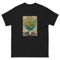 Black T-shirt Jerusalem Artichoke Flowers Essential