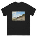 Black T-shirt The Beach At Honfleur Essential