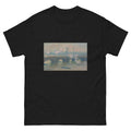 Black T-shirt Waterloo Bridge Gray Day Essential