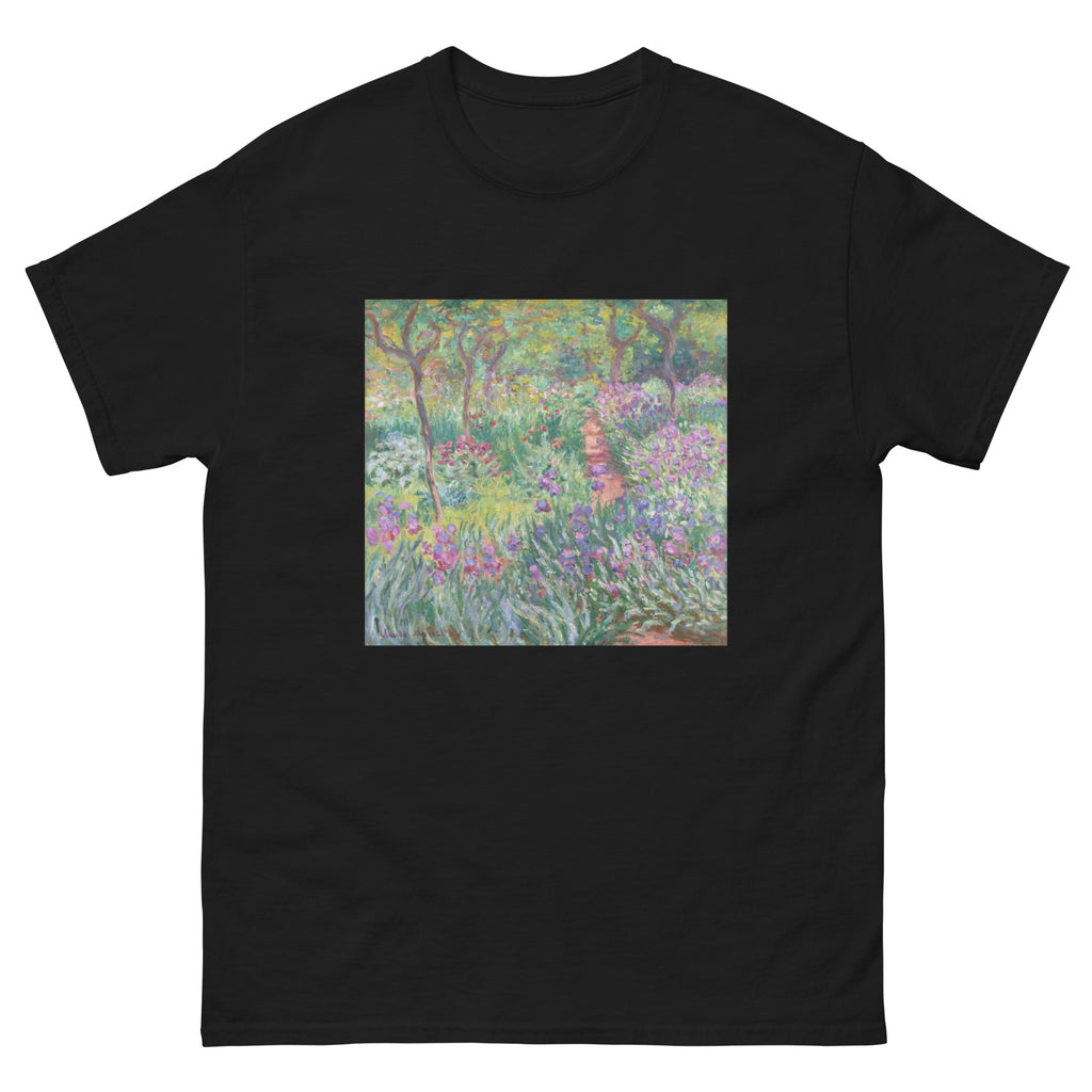 Black T-shirt The Artist Garden In Giverny Essential