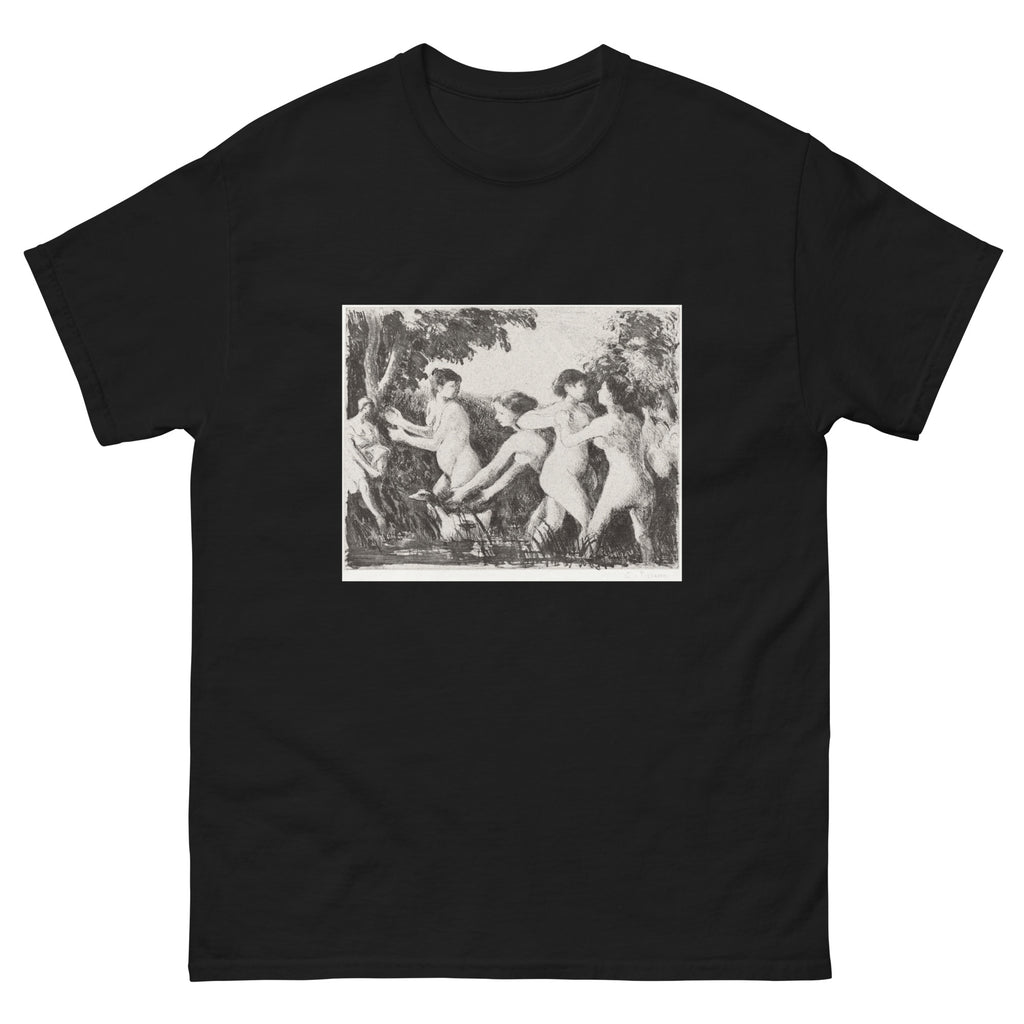 Black T-shirt Bathers Wrestling Essential