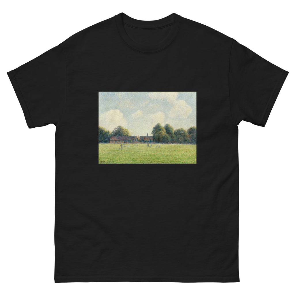 Black T-shirt Hampton Court Green Essential