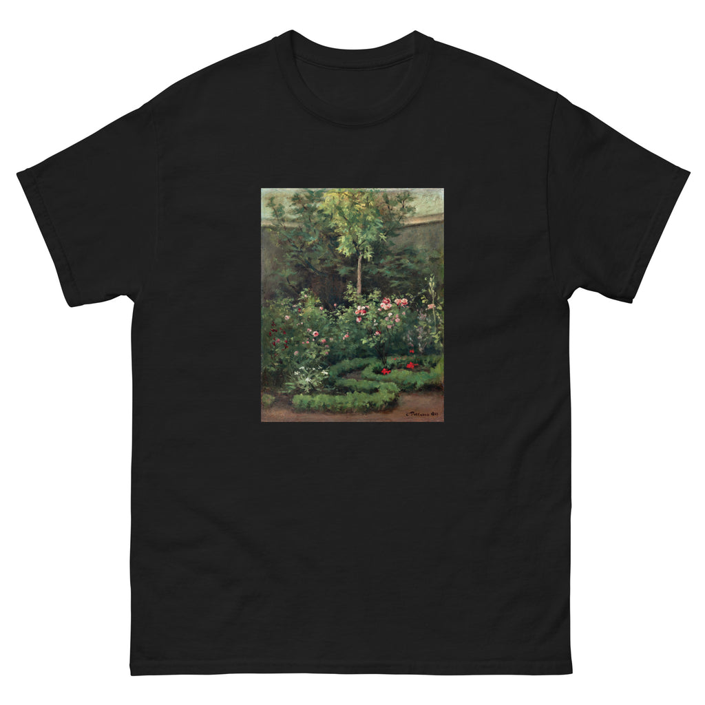 Black T-shirt A Rose Garden Essential