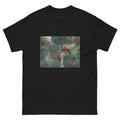 Black T-shirt Woman Bathing Her Feet In A Brook Essential