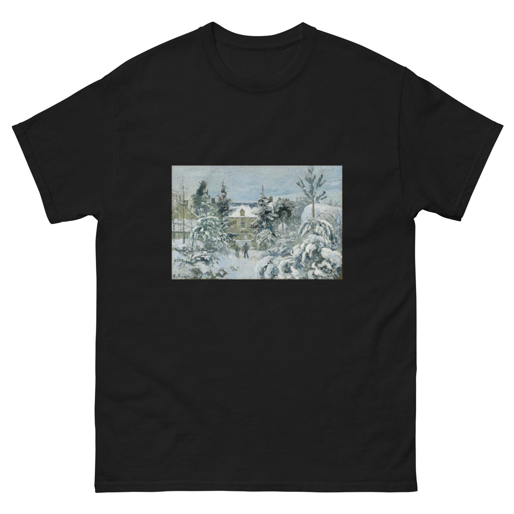 Black T-shirt Piette House At Montfoucault Painting In High Resolution Essential