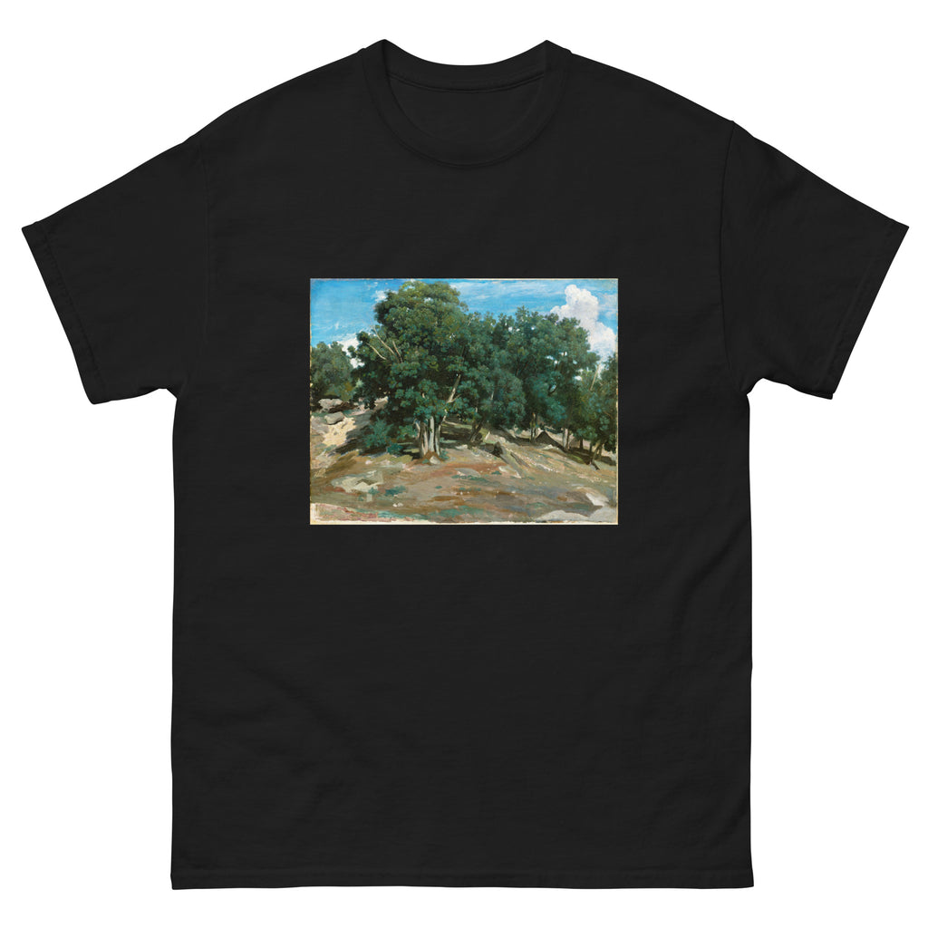 Black T-shirt Fontainebleau Oak Trees At Bas-Breau 1832 Or 1833 Essential