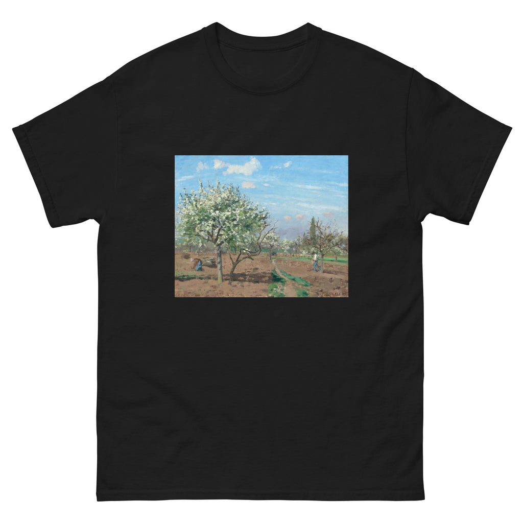 Black T-shirt Orchard In Bloom Louveciennes Essential