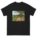 Black T-shirt Orchards At Louveciennes Painting In High Resolution Essential