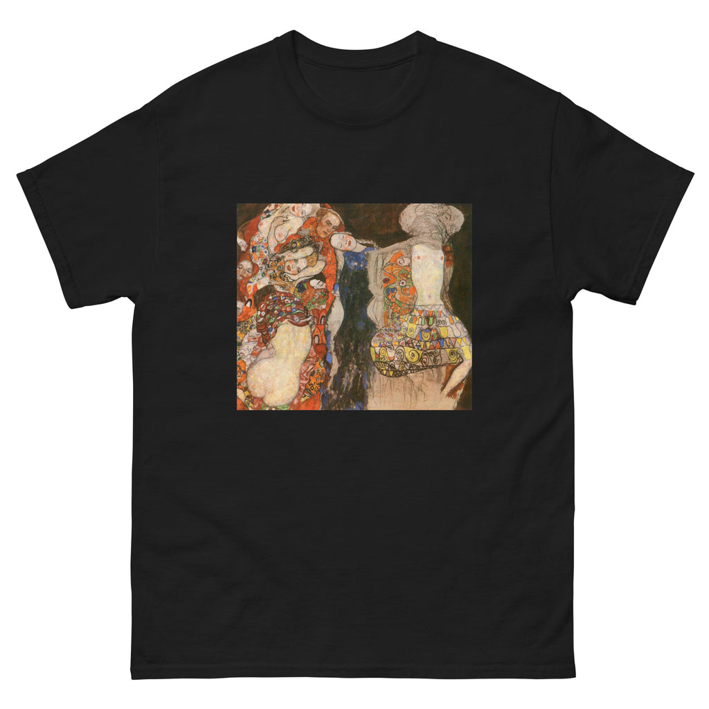 Black T-shirt Gustav Klimt The Bride Famous Painting Essential