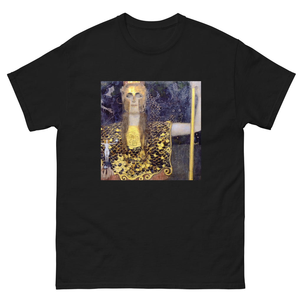 Black T-shirt Gustav Klimt Pallas Athena Famous Painting Essential
