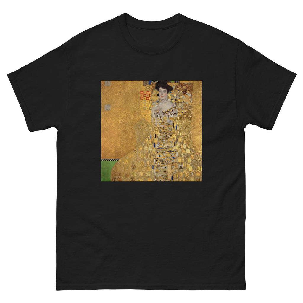 Black T-shirt Gustav Klimt Portrait Of Adele Bloch-Bauer I Famous Painting Essential