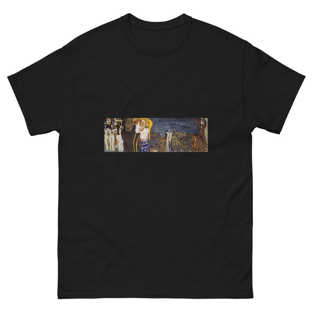 Black T-shirt Gustav Klimt The Hostile Powers Famous Painting Essential