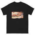 Black T-shirt Gustav Klimt Water Serpents II Famous Painting Essential