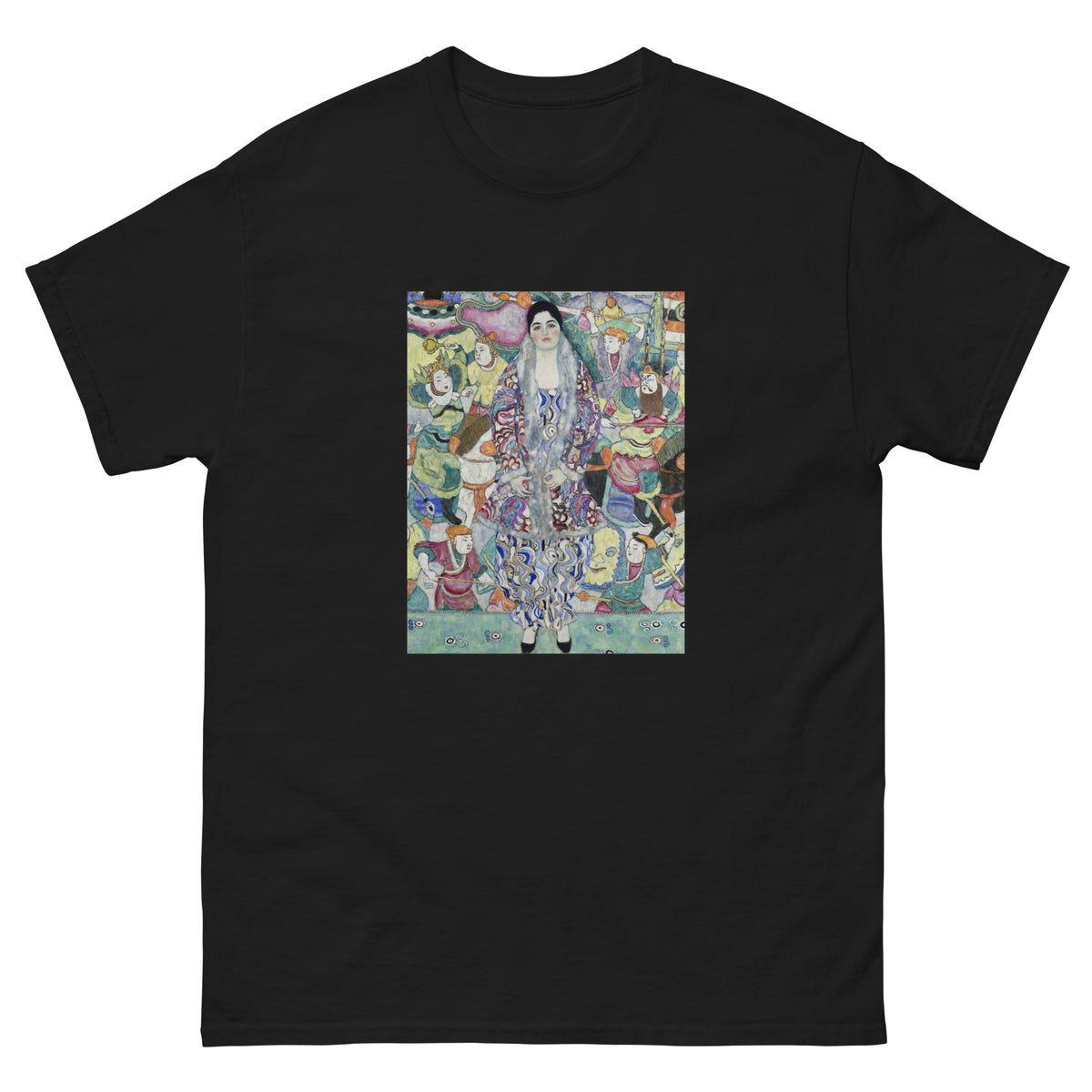 Black T-shirt Gustav Klimt Portrait Of Friederike Maria Beer Famous Painting Essential