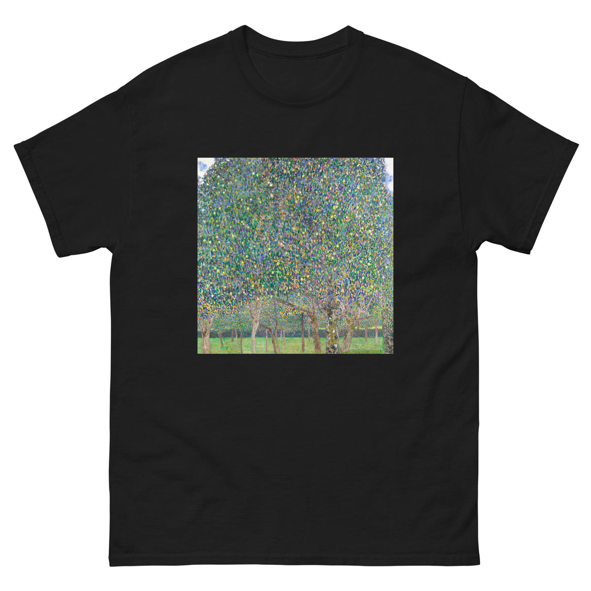 Black T-shirt Gustav Klimt Pear Tree Famous Painting Essential