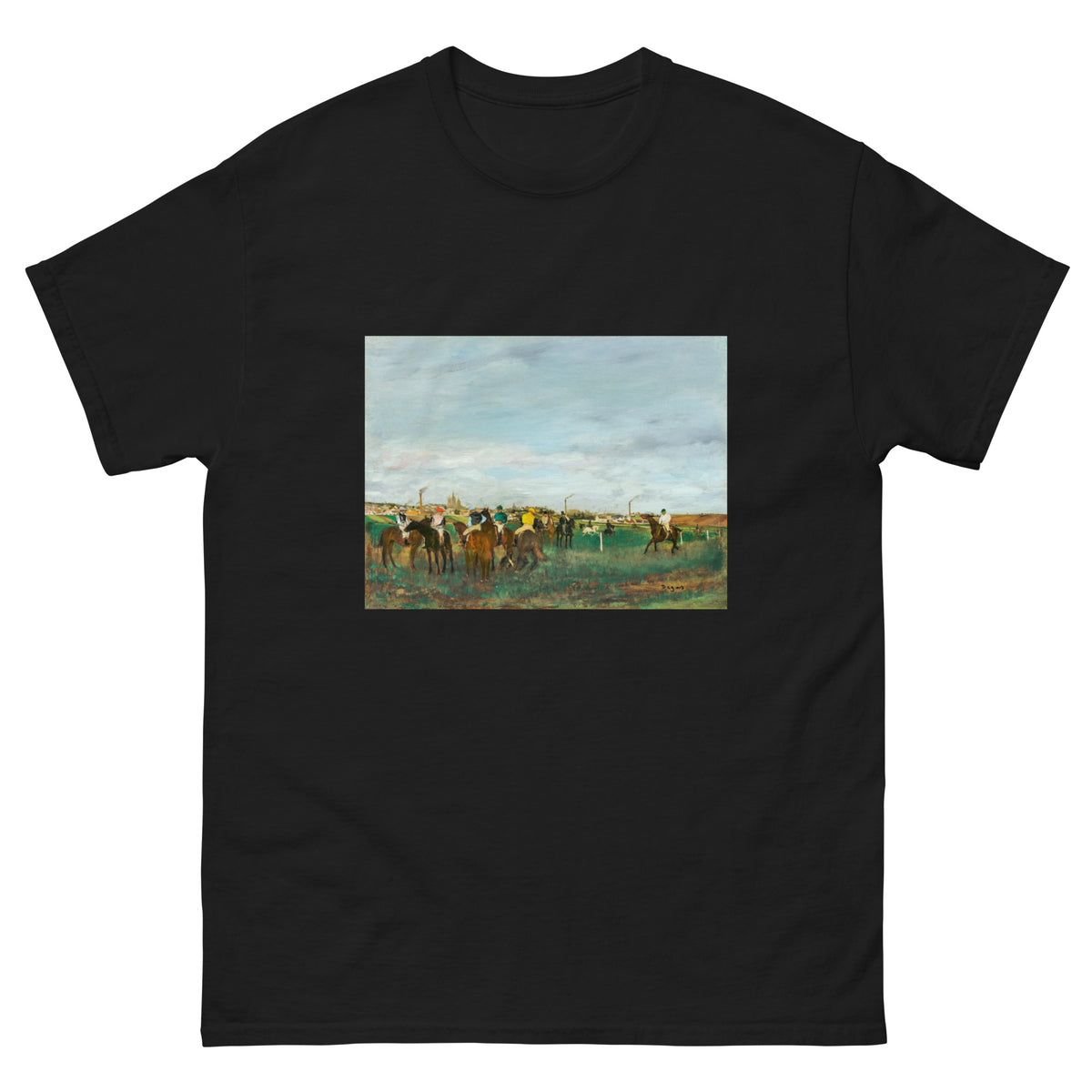 Black T-shirt The Races Essential