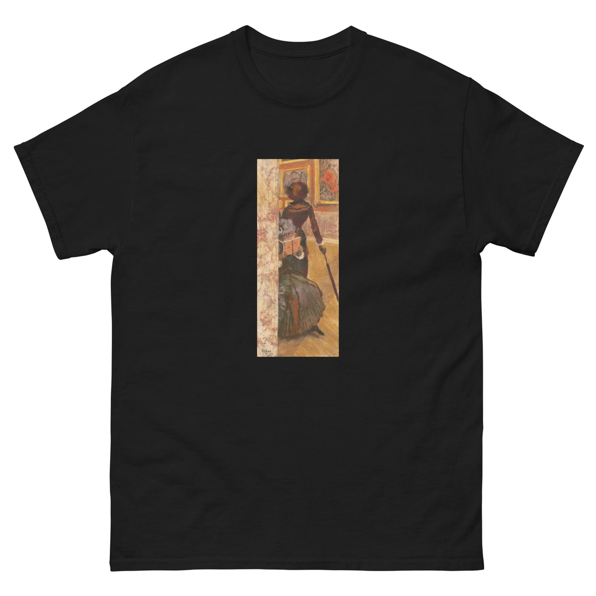 Black T-shirt Mary Cassatt At The Louvre The Paintings Gallery Essential