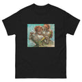 Black T-shirt Two Dancers Half Length Essential