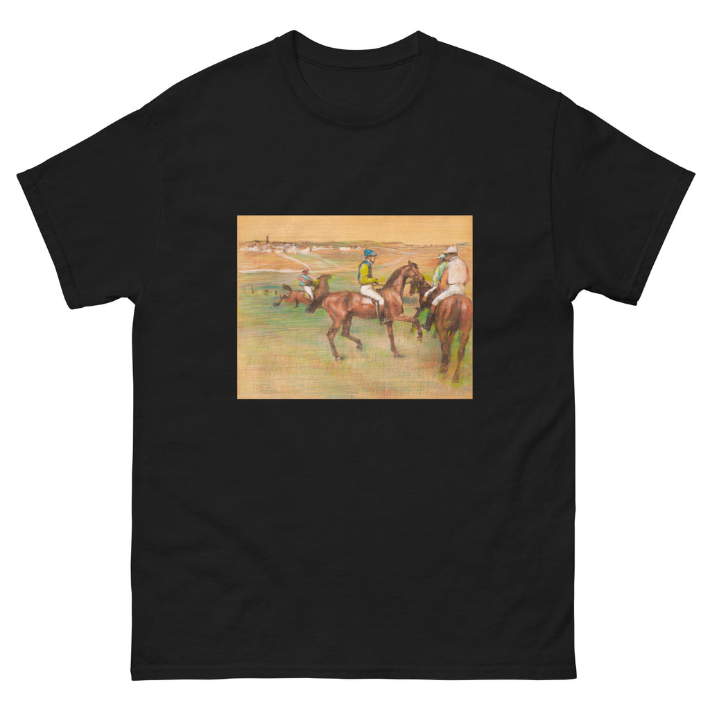 Black T-shirt Race Horses Essential