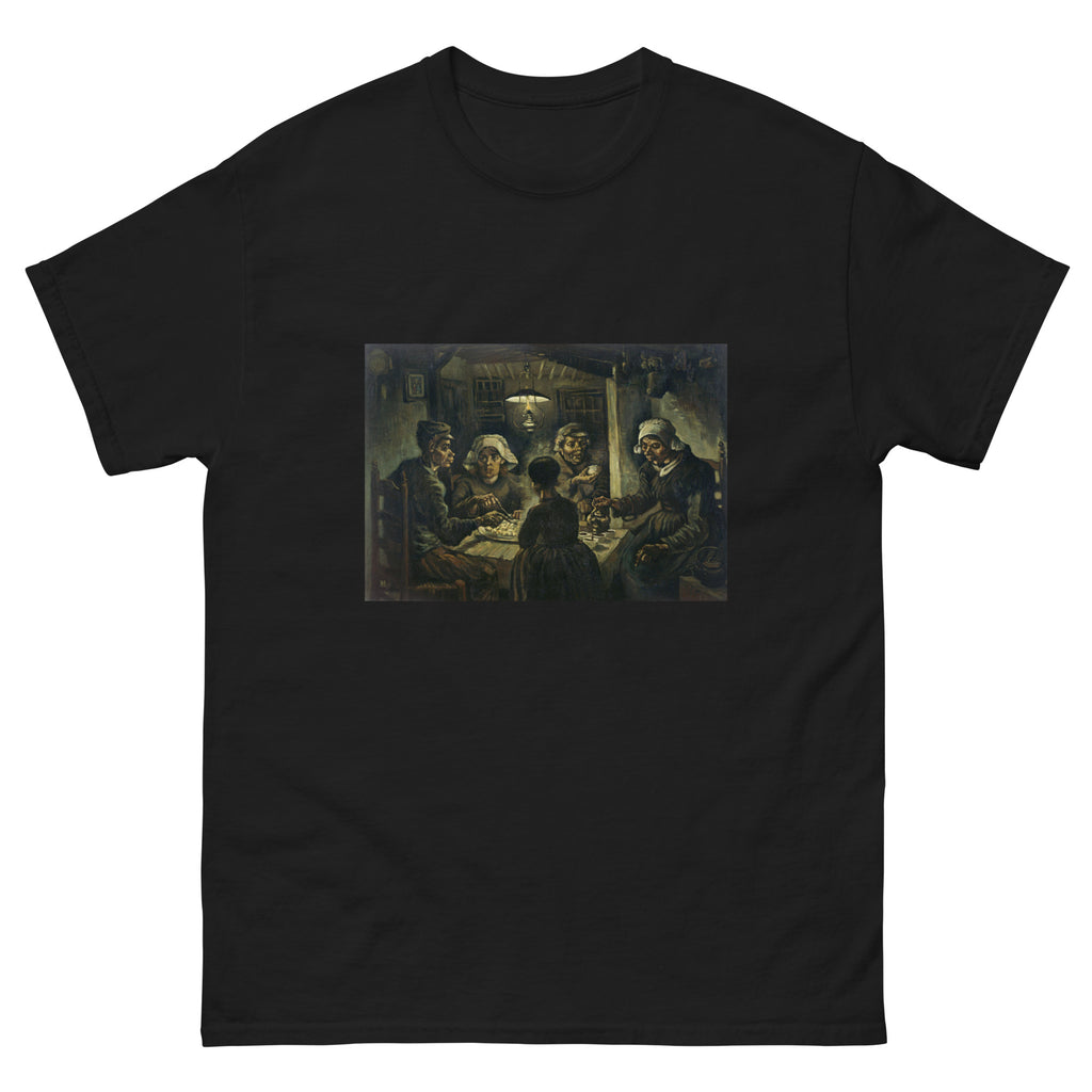 Black T-shirt The Potato Eaters Vincent Van Gogh 1885 Essential