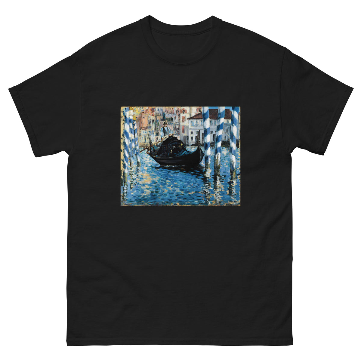 Black T-shirt Blue Venice Edouard Manet 1874 Essential